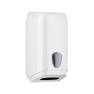 Folded Toilet Paper Dispenser White