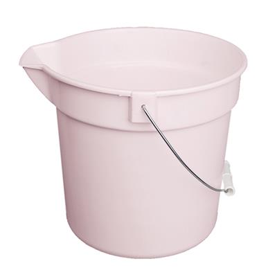 Bucket Round With Spout 10l  Light Pink