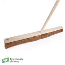 36" Platform Broom Soft Bristles & 59" Handle 