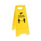 Keep Your Distance Floor Std Safety Floor Sign